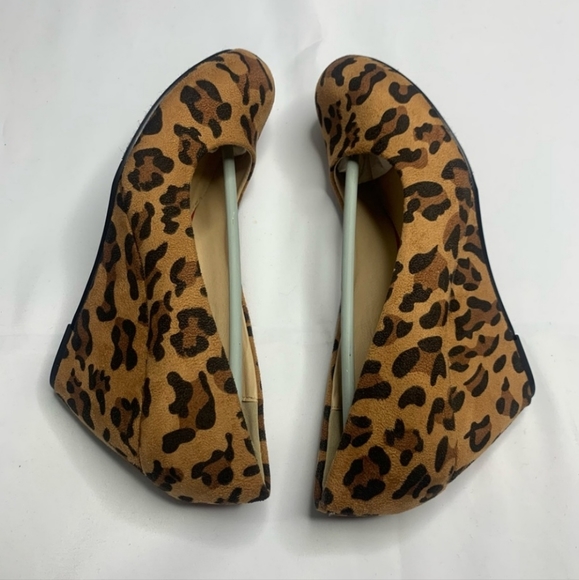 Cl By Laundry Nima Leopard Concealed Wedge Round Toe - Picture 3 of 12